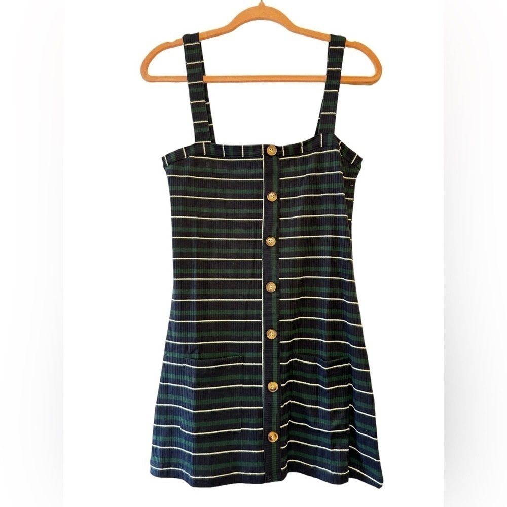 Olivaceous Striped Minidress size Medium